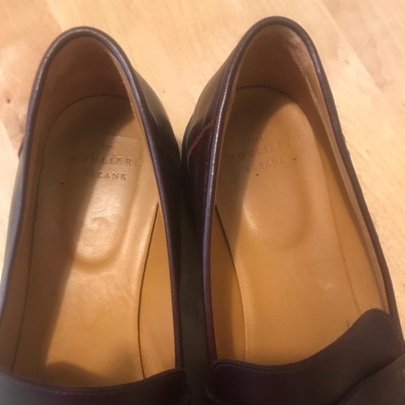 Sezane Albane Loafers Burgundy Leather - Picture 16 of 16